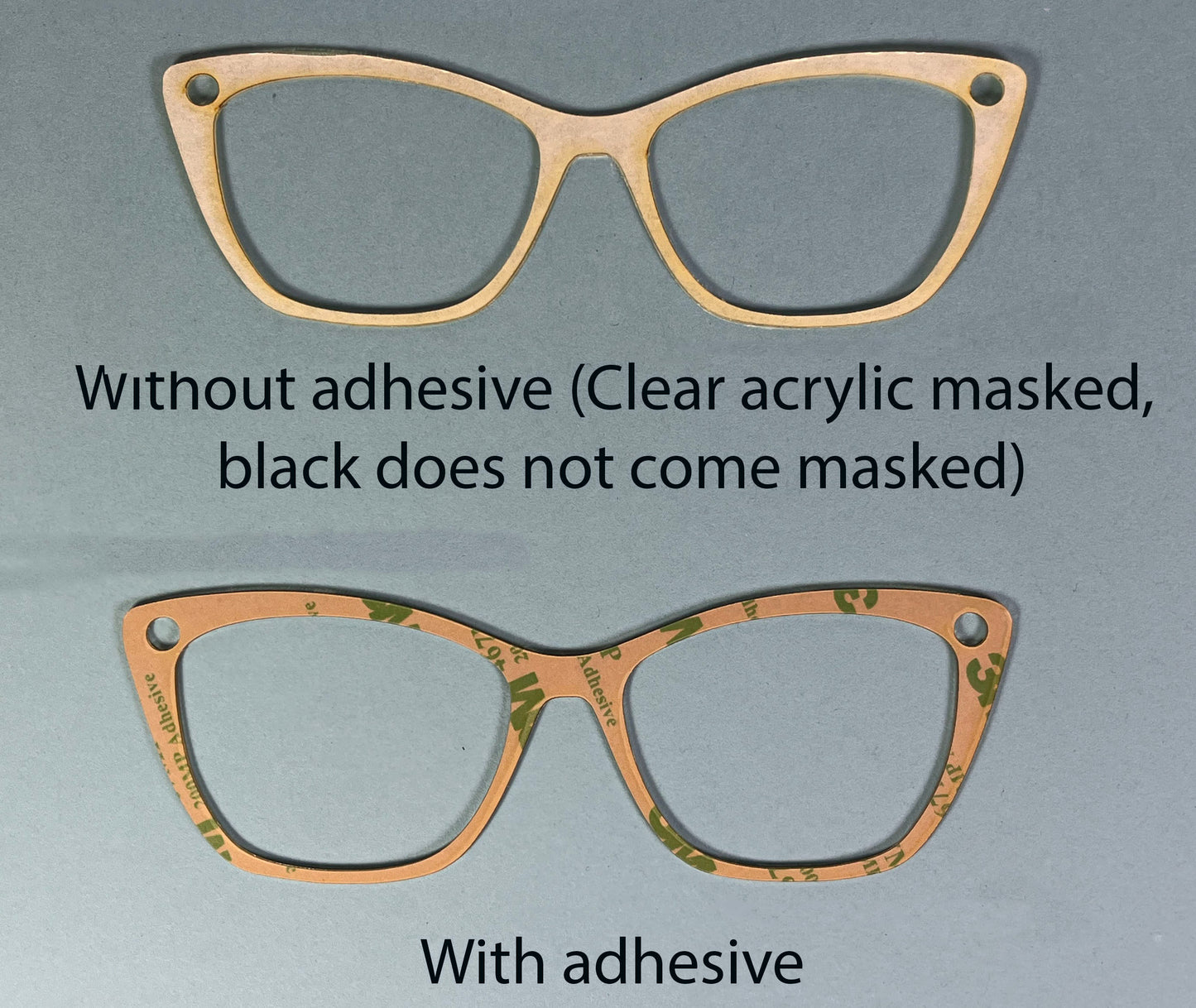 1.5mm Acrylic Clear Topper with attached magnets