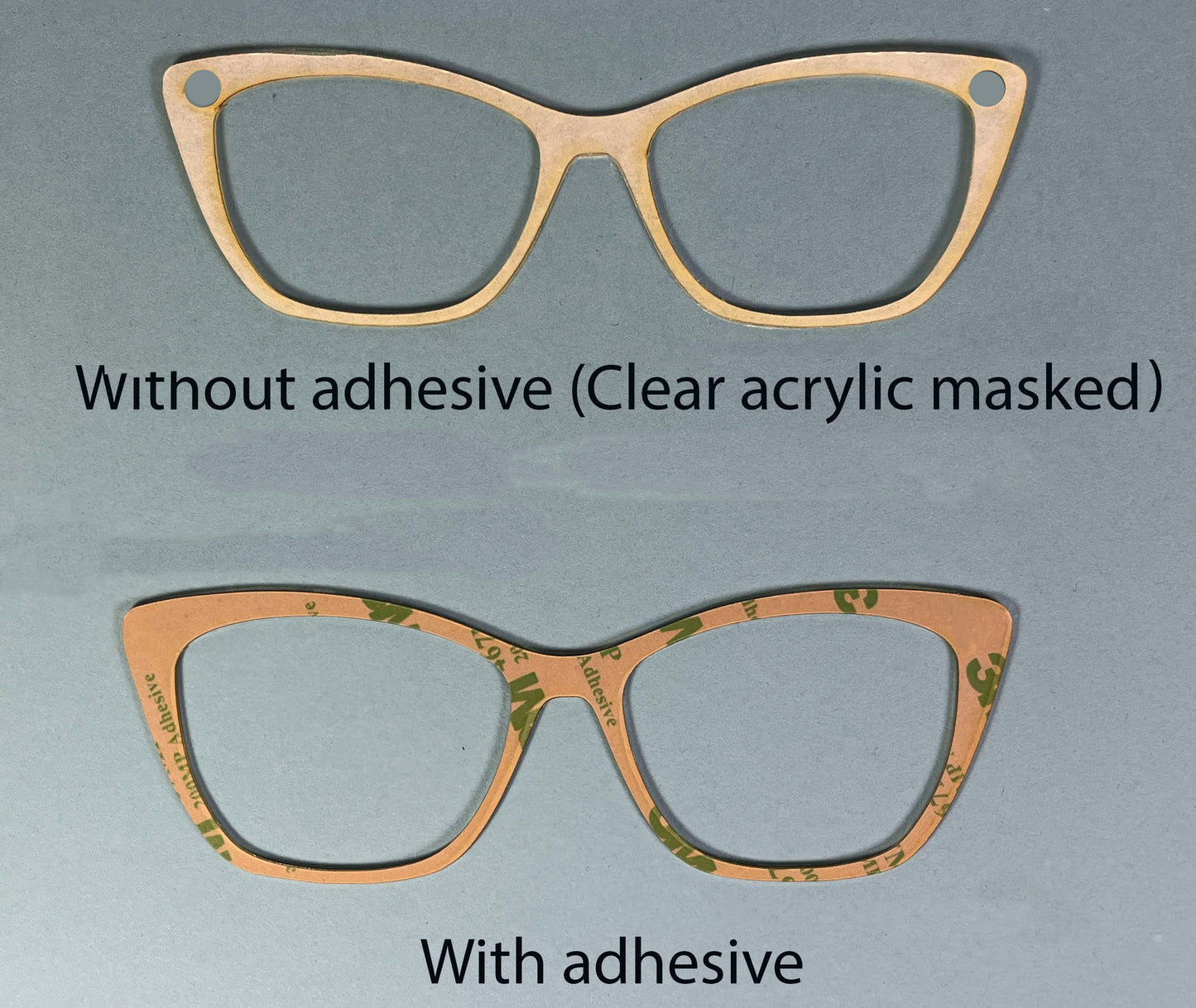 1.8mm Acrylic Clear Topper with attached magnets