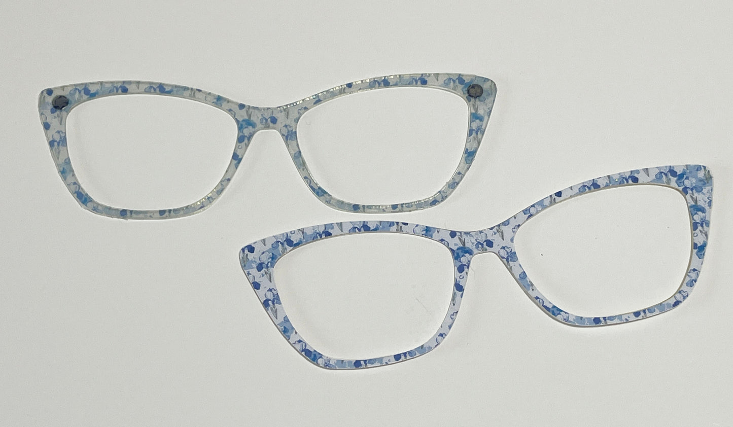 Blue Iris Ready to Snap with or without matching earrings