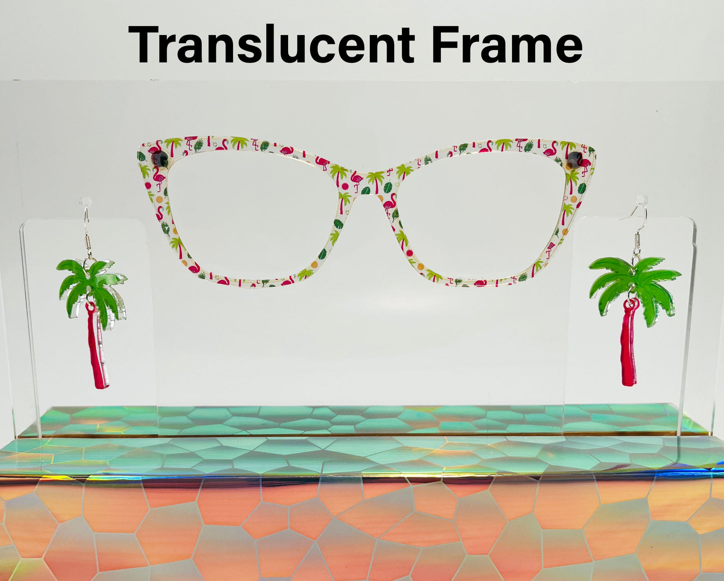 Florida Theme Translucent Ready to Snap with or without matching earrings