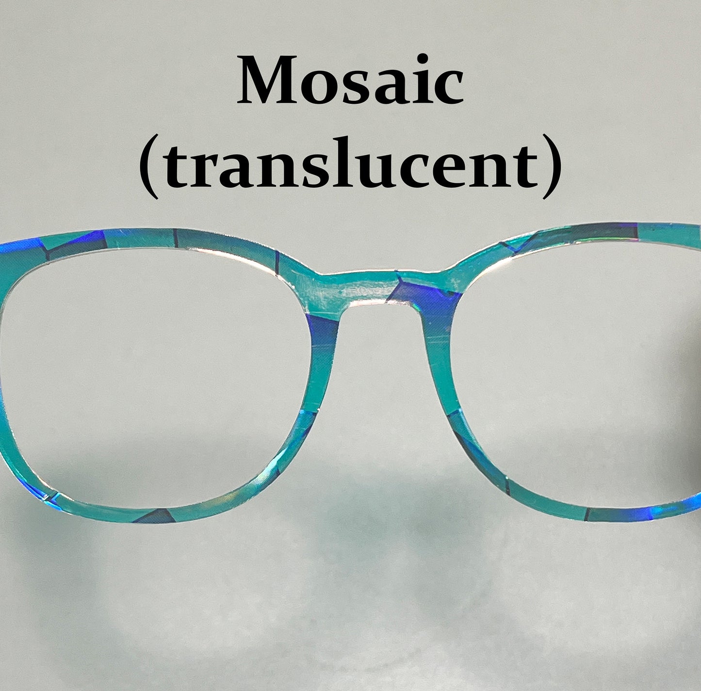 Holographic Color Changing Topper Ready to Snap Any Frame Style