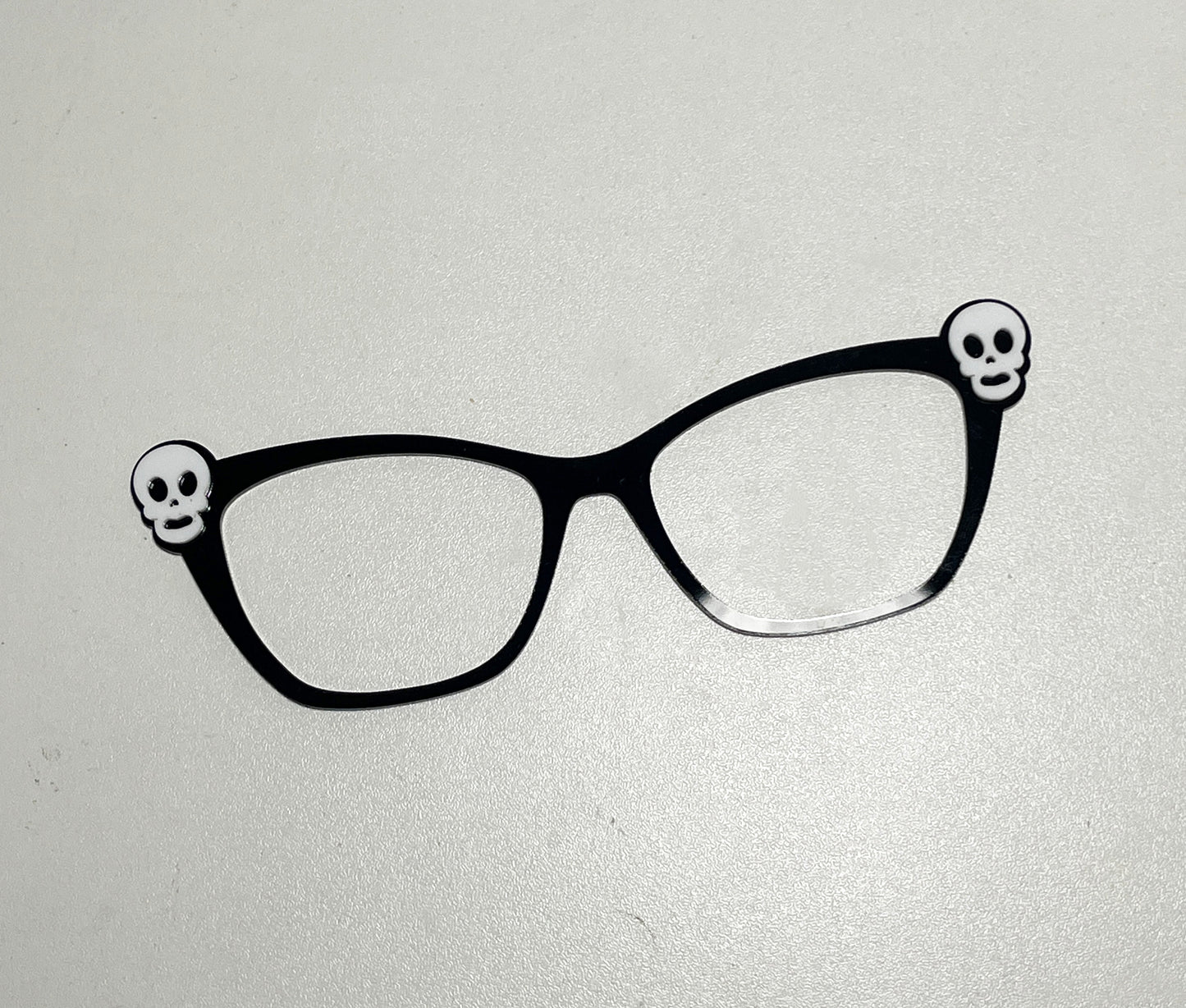 Halloween Skeleton Topper with optional earrings Ready to Snap