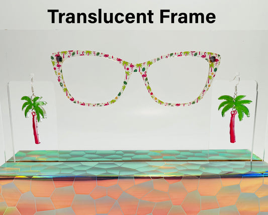Florida Theme Translucent Ready to Snap with or without matching earrings