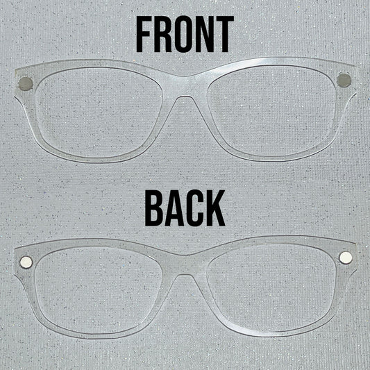 1.8mm Acrylic Clear Topper with attached magnets